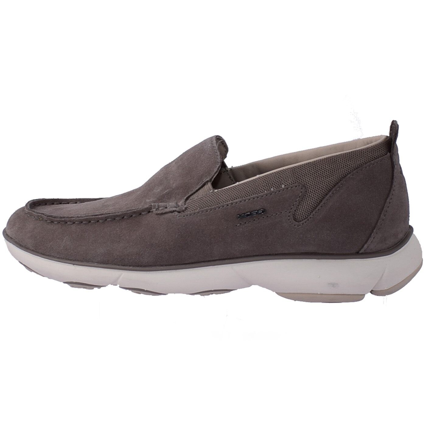 Mocasini barbati, din piele naturala, marca Geox, U82D7D-C6029-B2-06, taupe, Taupe